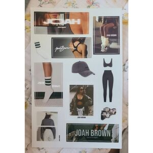 Joah Brown Stickers (2) & Tattoo